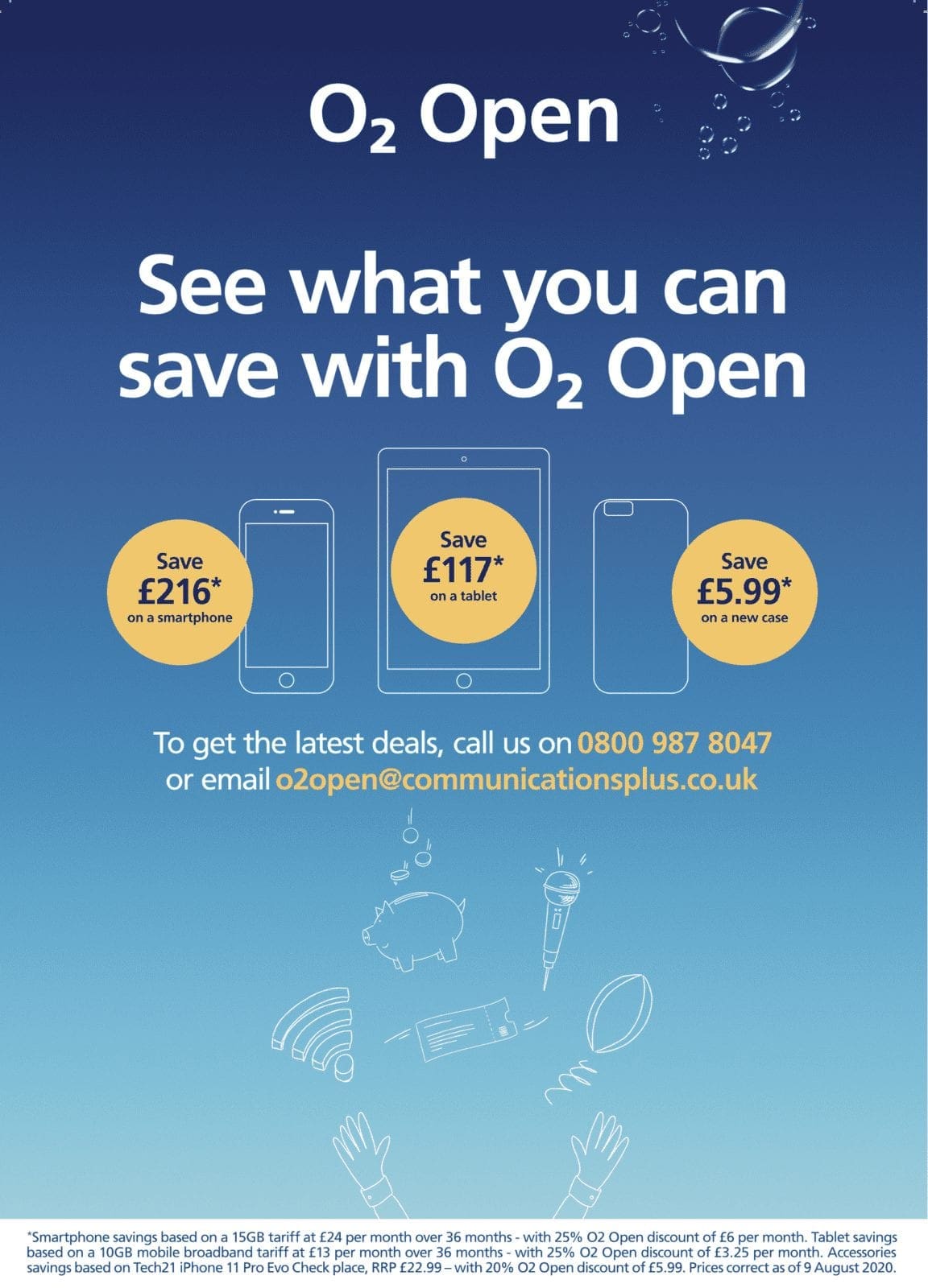 O2 Open Savings Offer