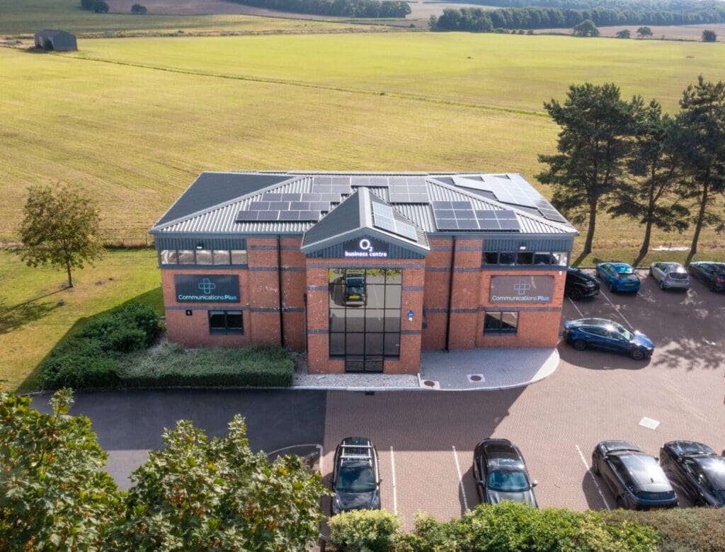 Communications Plus Head Office -Drone shot