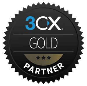 3CX Gold Partner badge